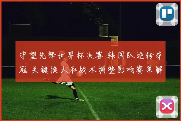 守望先锋世界杯决赛 韩国队逆转夺冠 关键换人和战术调整影响赛果解析